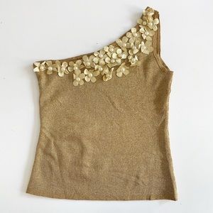 Vintage one shoulder top